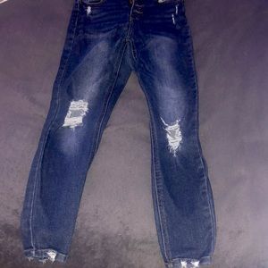 Nobo slightly ripped high rise skinny jeans